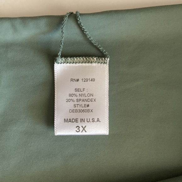 Dippin' Daisy's Green High Waist Bikini Bottoms 3X - Picture 6 of 7